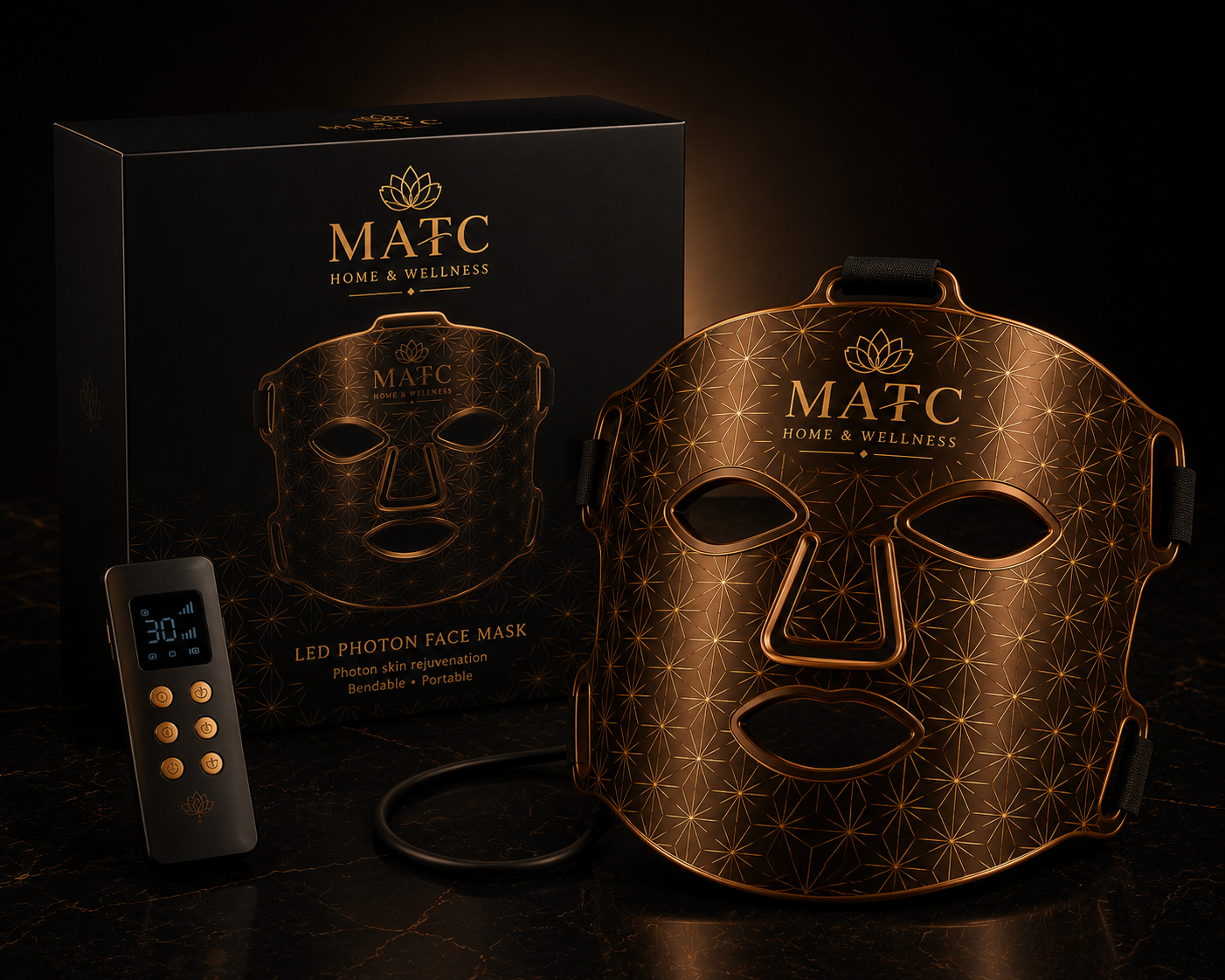 Red Light Therapy Gezichtsmasker MASK-01 | 240 LEDs | 4 Golflengten